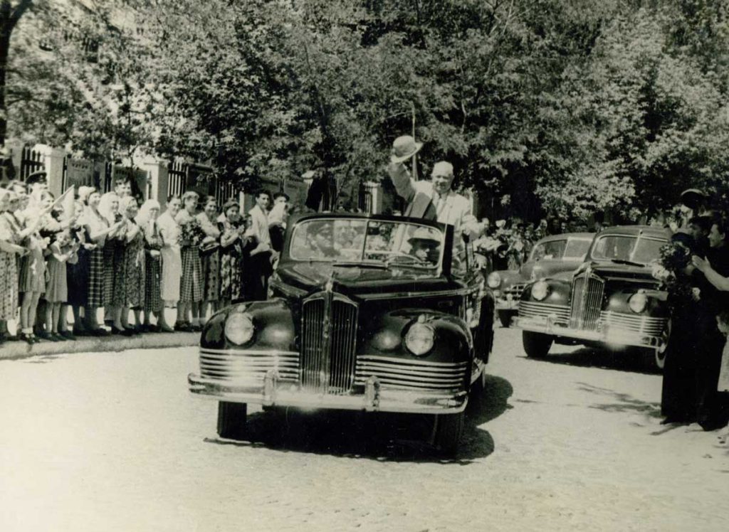 Встреча Н. С. Хрущева в Тирасполе. 1959 г.