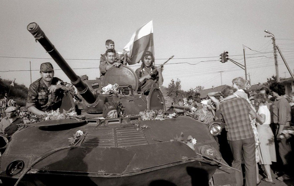 Ввод российских миротворцев в г. Бендеры 29 июля 1992 г.